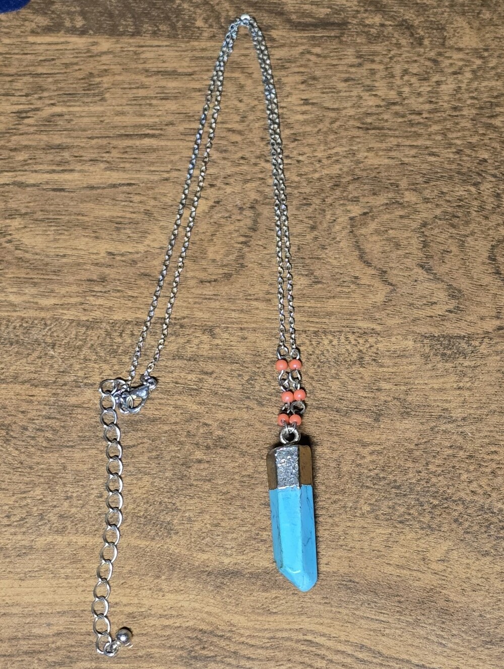 Montana Silversmiths Turquoise Point Necklace W/ Box - Picture 5 of 8